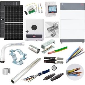 Komplett-Set mit 6,16kWp und 7,7kWh Speicher für Ziegeldach